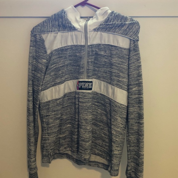 VS Pink 1/4 Zip Windbreaker/Sweatshirt - Picture 2 of 5